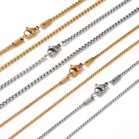 Vente en Gros Bijoux et Accessoires Homme Femme Collier Chaîne en Acier Inoxydable 316L Collier Maille Chaîne Épaisse
