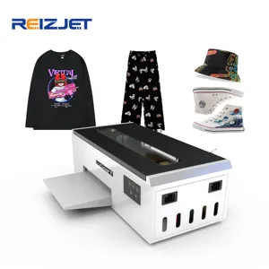 Reizjet Desktop Impressora Inkjet A4 Dtf Printer Industriële T-Shirt Mini Logo Drukmachines Voor Kleine Bedrijven Thuis