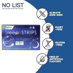 แผ่นฟิล์มบางสำหรับนอนหลับ ผลิตจากกรดแกมมา-อะมิโนบิวทีริก ช่วยผ่อนคลายสำหรับผู้ใหญ่และช่วยให้นอนหลับเร็วขึ้น - Product Image 6