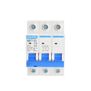 Meilleur <span class=keywords><strong>prix</strong></span> CHYT NBT1-63 <span class=keywords><strong>C40</strong></span> C16 Disjoncteur miniature unipolaire sur rail DIN 4,5 kA IP20 63 A Cuivre - Product Image 5