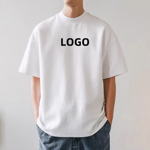 Custom Men's <b>T</b>-<b>Shirt</b> 100% Cotton 230GSM Luxury Quality Rib O-neck Printed Back Logo Position Regular Fit Anti-Pilling Quick Dry - Product Image 1