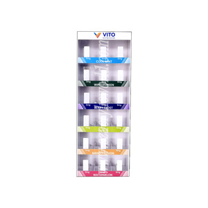 Eco-Friendly Customized Nicotine Pouches Display <b>Rack</b> acrylic nicotine bag display shelf with pushers - Product Image 6