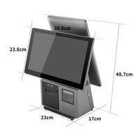 Terminal de point de vente tactile capacitif 10 points LICON WLL-E19S 15,6 pouces tout-en-un Android 2 Go de RAM 64 Go de SSD WiFi 6 Bluetooth 5.2