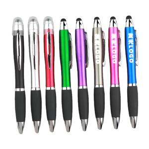 Bolígrafo con luz láser LED personalizado con empuñadura de goma, tintas de plástico personalizadas para uso automotriz - Product Image 3