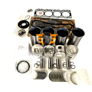 For ISUZU spare parts 4BA1 overhaul rebuild kit crankshaft connecting rod bearing piston gasket set