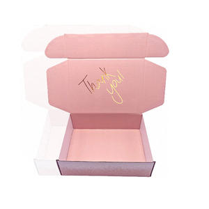 Custom Logo Printed Skincare <strong>Cosmetic</strong> Paper Package Packaging <strong>Box</strong> Luxury Cardboard Packing Pink Corrugated Shipping Paper <strong>Box</strong> - Product Image 2