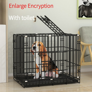 Bán Buôn Nhiệm Vụ Nặng Nề Có Thể Gập Lại Con Chó Crate Với Khay, Xách Tay Vật Nuôi Lồng Cho Nhỏ Vừa Chó, Nhà Vệ Sinh Đào Tạo Lồng Cho Con Chó Con Mèo - Product Image 2