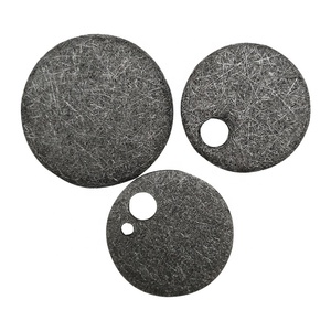 2 5 micron Titanium <span class=keywords><strong>Nickel</strong></span> tinh khiết <span class=keywords><strong>Nickel</strong></span> SS 304 316 thép không gỉ thiêu kết sợi kim loại cảm thấy lưới lọc tấm - Product Image 2