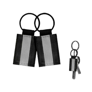 Khuyến mãi thân thiện với môi trường <span class=keywords><strong>PVC</strong></span> an toàn vest Keychain với vòng tròn đơn giản Thiết kế phản chiếu ánh sáng phụ kiện an toàn và phong cách Keychain - Product Image 2