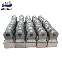 Service de moulage sous pression d'aluminium personnalisé BOSX, tête de marteau de broyeur ADC12 A380, usinage CNC, pièces personnalisées de haute précision