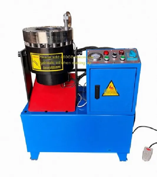 Safe and convenient 12 volt hydraulic ac hose crimping machine