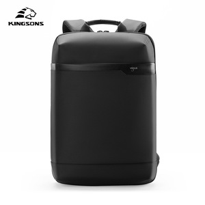 Kingsons Business <b>Backpack</b> <b>Black</b> 20-35L Ultralight Minimalist Design For Travel And Work - Product Image 4