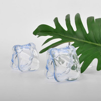 Emballage cosmétique en plastique recyclable pour blush, forme irrégulière, avec impression en relief