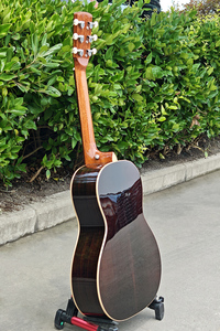 China brand high grade handmade 38 Inch Gloss Painting Acoustic Guitar Solid Spruce <b>Top</b> Steel <b>String</b> Guitar - Product Image 5