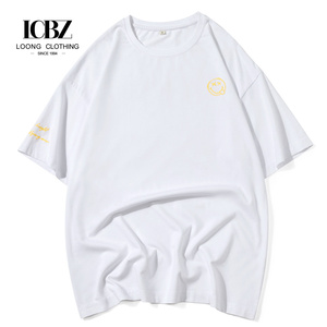 <span class=keywords><strong>T</strong></span>-<span class=keywords><strong>shirt</strong></span> en coton tricoté à manches courtes pour homme, vente en gros d'usine, 180g, impression <span class=keywords><strong>photo</strong></span>, séchage rapide, écologique, coupe oversize, logo <span class=keywords><strong>personnalisable</strong></span> - Product Image 3