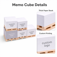Bloc-notes adhésif OEM pour entreprise, format personnalisé, papier épais, bloc-notes adhésif pour bureau d'entreprise, usine d'origine