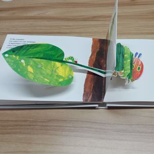 The very hungry caterpillar pop up book crianças livros pop up fabricação 3d pop up book - Product Image 1