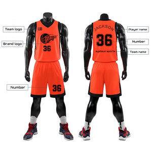 Custom Logo 100% Polyester Breathable Men's Jersey for Adults <strong>Kids</strong> Custom Uniform Basketball Wear Basketball Top Shorts Jersey - Product Image 3