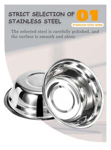 Offre Spéciale bol pour chien en acier inoxydable personnalisé en gros mangeoire pour chat bol en acier inoxydable - Product Image 3