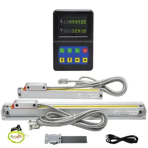 DITRON 2 Axis 3 Axis Dro Digital Readout Display with Linear Glass Scale for Manual Milling Lathe Machine