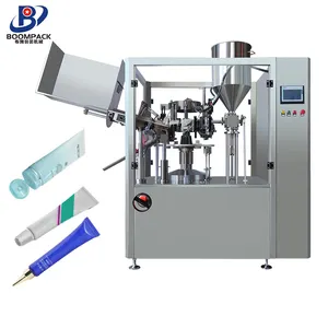 High Speed Plastic Large Ointment Paste Liquid Packaging Tube Seal And Fill Machine For Sale