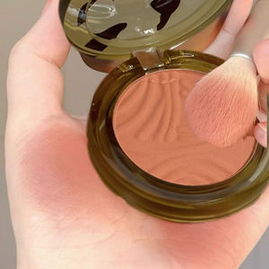 Fard à joues <span class=keywords><strong>contouring</strong></span> Amber de marque interne, poudre tout-en-un hautement pigmentée, aspect naturel nude, texture fine, couleur changeante pour le visage - Product Image 2
