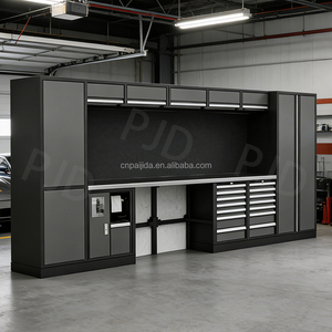 Système de rangement de garage OEM/ODM, poste de travail modulaire, armoire personnalisée, établi de garage avec tiroirs en métal - Product Image 5
