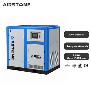 Máquina de Tornillo Sin Aceite de Acero Inoxidable Lubricada con Agua 45kw 60hp 6.3m³/min para Pulverización de Electrodomésticos de Alta Gama - Product Image 1