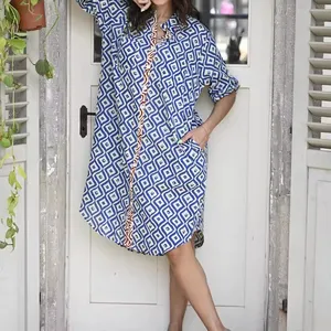 Trang phục giản dị cho phụ nữ Midi ăn mặc dành cho phụ nữ tuổi teen cô gái trẻ mùa hè Dresses phụ nữ quần áo nhà sản xuất tùy chỉnh Hàng may mặc