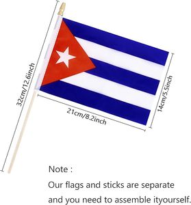Оптовые Пользовательские Кубанские флаги в полиэфирных рекламных флагах для нескольких стран - Product Image 2