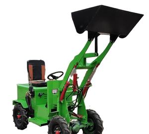Mini Wheel <span class=keywords><strong>Loader</strong></span> Listrik untuk Kebun, Penggerak 4 Roda Listrik, Front End <span class=keywords><strong>Loader</strong></span> Listrik, Mesin Pembersih Salju - Product Image 5