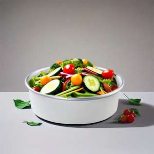 Free Sample Aluminum <b>Foil</b> Paper Bowl Food <b>Containers</b> 500ML 700ML 1450ML Paper Salad Bowl <b>with</b> PP <b>Lid</b> - Product Image 1