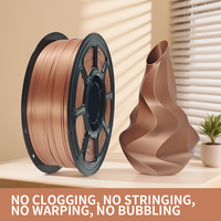 Fil PLA Soie Effet 3D Hot Style, Consommables pour Imprimante 3D, Multicolore 1.75mm Hongzhiqinglian PLA-01