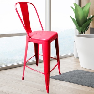 <span class=keywords><strong>Tabouret</strong></span> de bar de style <span class=keywords><strong>industriel</strong></span> rétro du milieu du siècle, <span class=keywords><strong>tabouret</strong></span> de bar moderne de <span class=keywords><strong>hauteur</strong></span> comptoir, chaise de bar américaine empilable pour cuisine, restaurant - Product Image 4