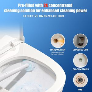 Offre Spéciale Outils de Nettoyage Tête de Rechange Éponge Jetable Brosse WC avec Support pour Nettoyage Salle de Bain 1 pièce/boîte intérieure - Product Image 2
