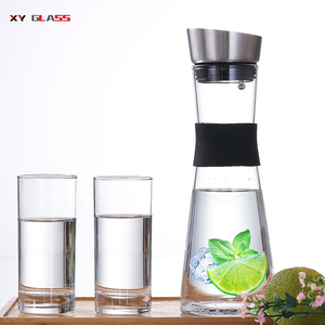 Jarra de agua de refrigeración, termo vidrio transparente, regalo promocional - Product Image 6