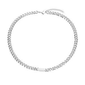 Цепочка из нержавеющей стали в стиле кубинской цепи, хип-хоп, с покрытием из 18-каратного золота, модная кубинская цепь-колье - Product Image 3