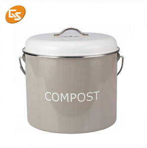 Wholesale Eco-friendly Stainless Steel Food Waste Composting Bin For Kitchen