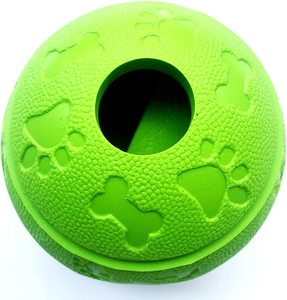 Jouet à mâcher pour chien Petdom, balle interactive en caoutchouc souple indestructible, puzzle à nourriture cachée, résistant aux morsures - Product Image 4