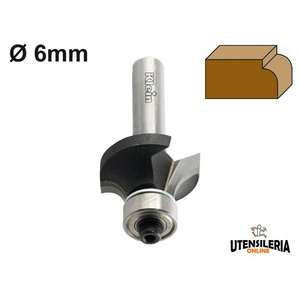 Cortador de radio cóncavo HW Klein con vástago de rodamiento Ø 6mm - Product Image 1