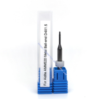 AMM 520 Diamond Aided Carbide End Mills Drill Bits Grinding Tools D4X1.0/1.5/2.0/3.0 Flat End Milling Burs Router Bits Product