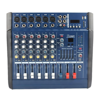Console de mixage audio DJ professionnelle sans fil et filaire à 6 canaux avec effets numériques doubles 99DSP et réponse en fréquence de 20 Hz à 20 kHz