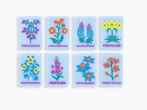 Fichas <span class=keywords><strong>de</strong></span> Mahjong Acrílicas Azul Cielo <span class=keywords><strong>de</strong></span> Lujo Estilo Americano Moderno, Línea Montaña: Fichas <span class=keywords><strong>de</strong></span> Mahjong Verde Salvia, 160 Piezas Pintadas a Mano, Regalo - Product Image 3