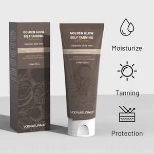 Loción corporal autobronceadora Golden Glow de etiqueta privada Tono de <span class=keywords><strong>piel</strong></span> justo a medio Hidratante de bronceado sin sol con suministro OEM de colágeno - Product Image 3