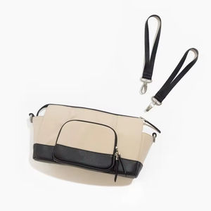 Sac de rangement suspendu pour poussette de bébé sur mesure en gros avec une forme structurée et un design facile à transporter pour les voyages des parents - Product Image 2