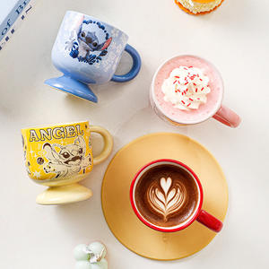 Tazza in Ceramica con <span class=keywords><strong>Disegni</strong></span> di Animali Cartoon 300ml per Regali di Compleanno per Bambini Design Carino di Marie Cat Stitch <span class=keywords><strong>Topolino</strong></span> - Product Image 3