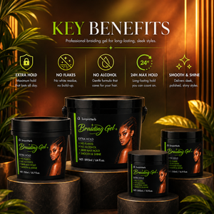 Gel Fixateur Sunpinherb Marque Privée – Sans Résidus, Fixation Forte pour Dreadlocks, Tresses Africaines et Coiffures Protectrices - Product Image 2