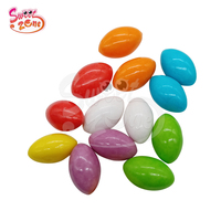 Bonbons à mâcher ovales en forme de boule d'olive colorée, saveur fruitée, croquants, en gros