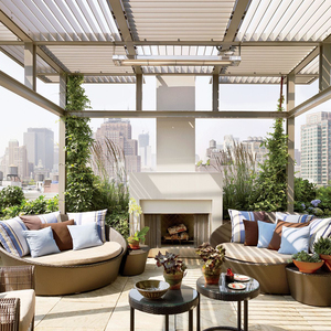 Toit coulissant, verre double vitrage trempé Low-E, design moderne et écologique pour parc et cour - Product Image 4