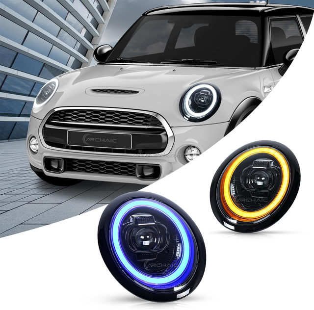 LED Headlight for 1st Gen Mini Cooper 2001-2007 R50 R52 R53 6000k Color Temperature CooperS MINI Cooper Head Lights